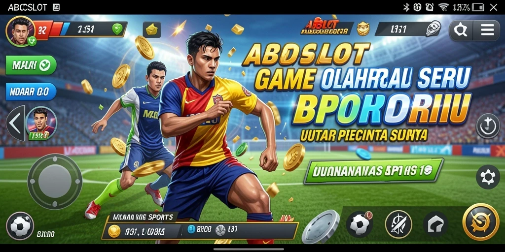 Tampilan atraktif gameplay olahraga di ABCSLOT.