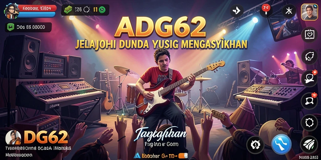 Tampilan gameplay ADG62 dengan efek visual yang memukau.