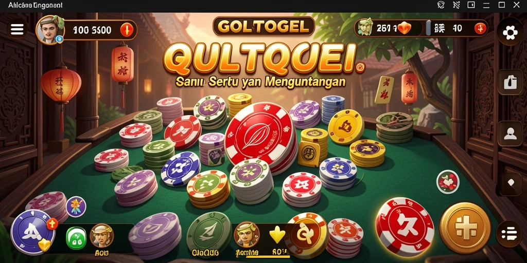 Tampilan gameplay QiuQiu yang seru di GOLTOGEL.