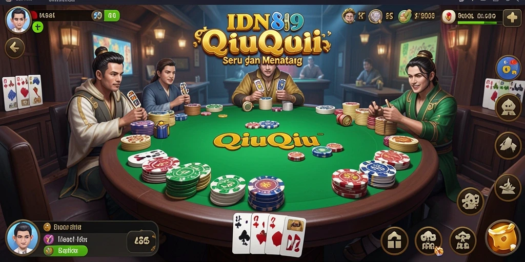 Tampilan gameplay QiuQiu yang memukau dari IDN89.