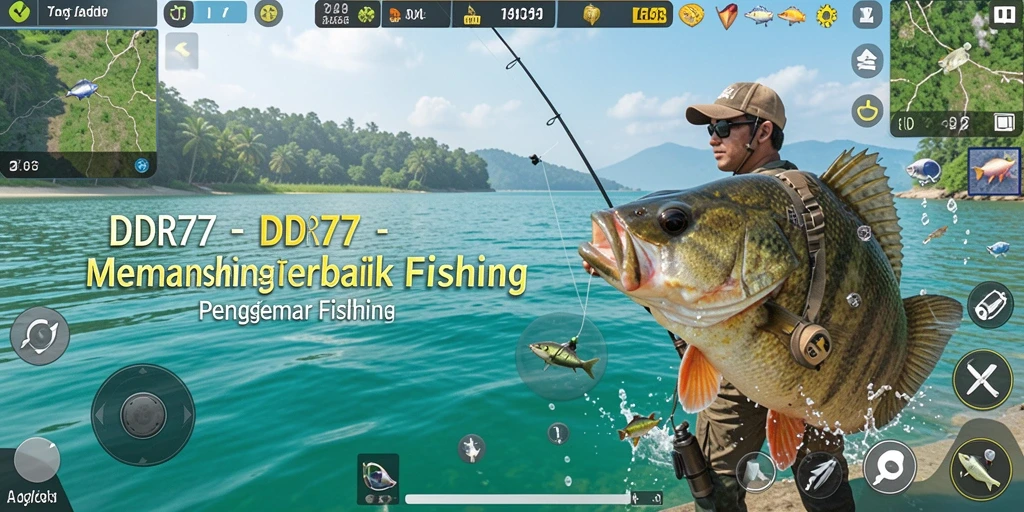 Gameplay memancing yang menarik dalam IDR77, nikmati serunya menangkap ikan.