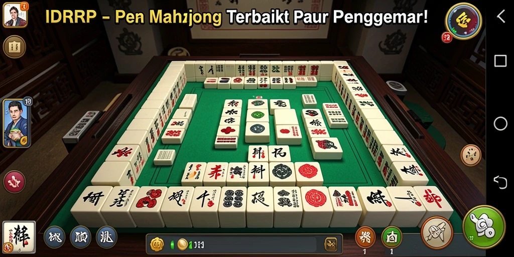 Tampilan gameplay Mahjong yang menarik di IDRRP.