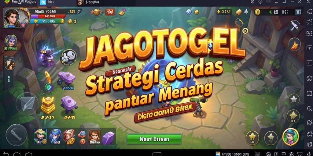Tampilan gameplay strategi mendebarkan di JAGOTOGEL.