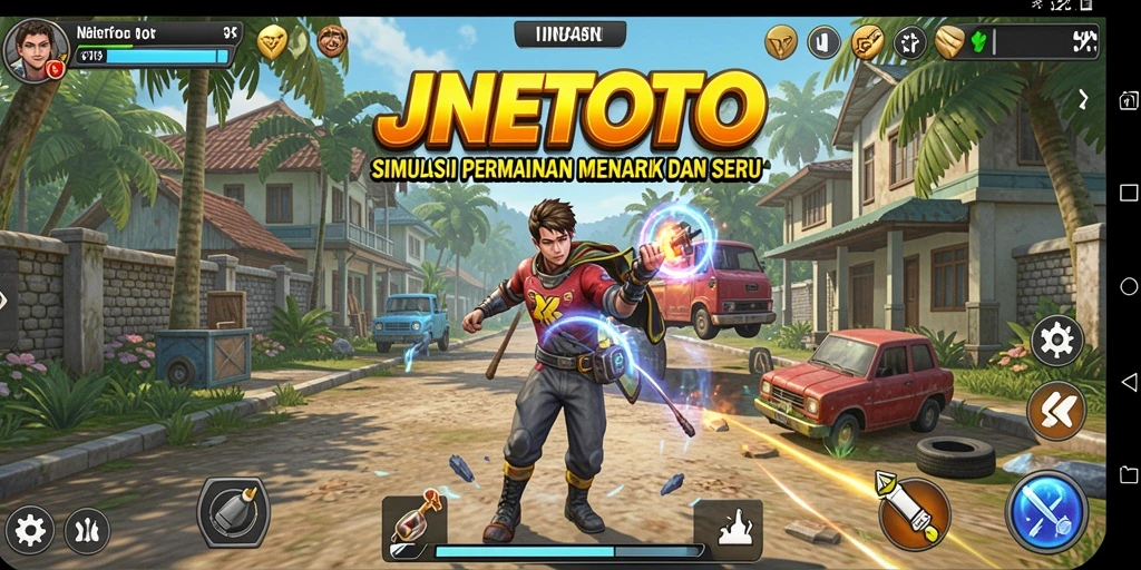 Tampilan utama JNETOTO menunjukkan gameplay yang seru dan interaktif.