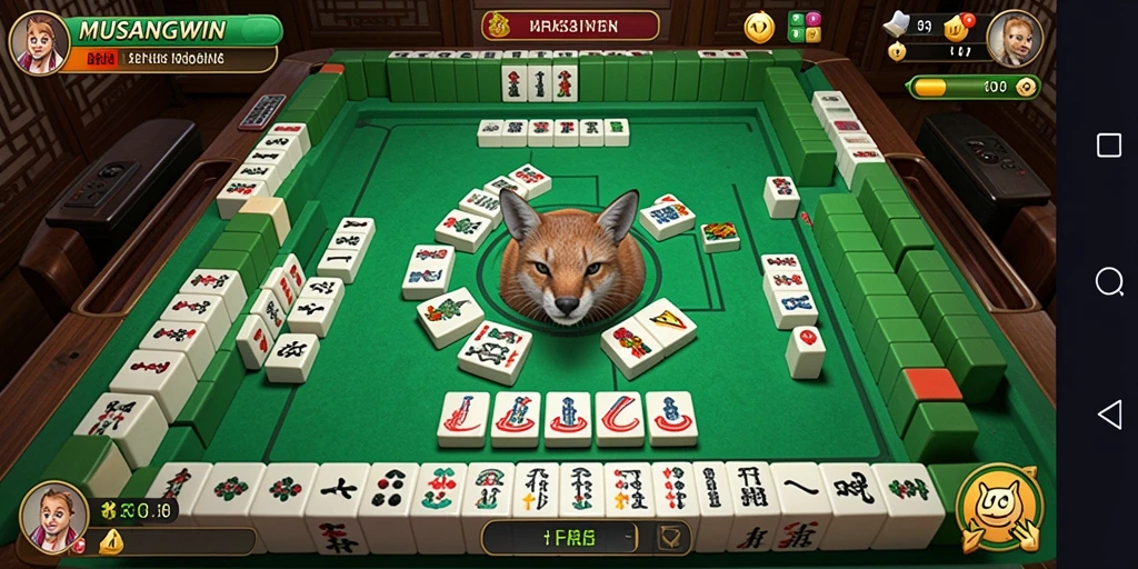 Menampilkan gameplay seru dari MUSANGWIN yang penuh tantangan Mahjong.