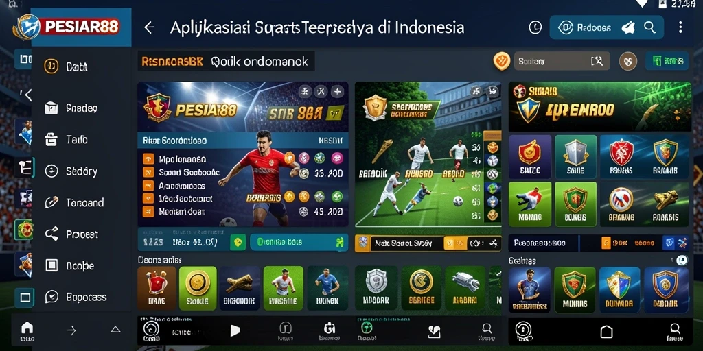 Tampilan gameplay sportsbook yang menarik di PESIAR88.