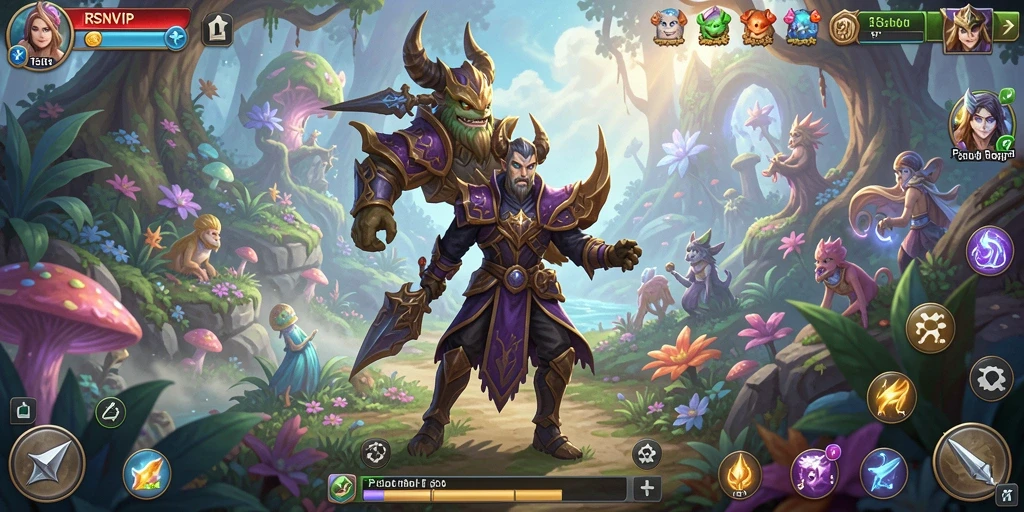 Screenshot gameplay RSNVIP menampilkan aksi petualangan yang mendebarkan.