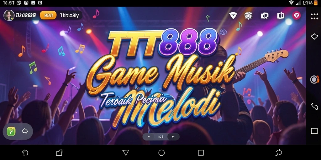 Gameplay TTT888 yang menarik dengan berbagai pilihan lagu dan alat musik.